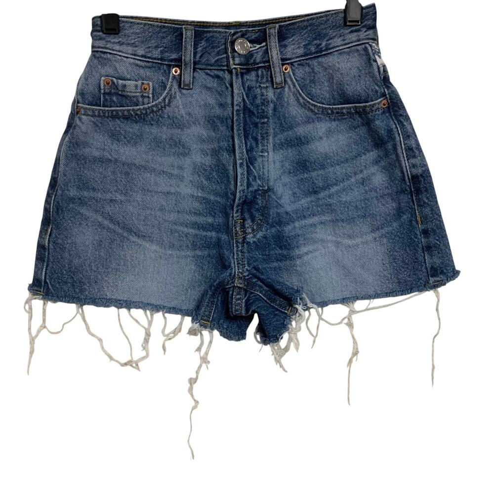 PacSun Embroidered Back Ultra High-Rise Vintage Shorts Girls Size 22